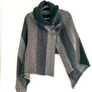 John Branigan Weavers wool / alpaca cape shawl